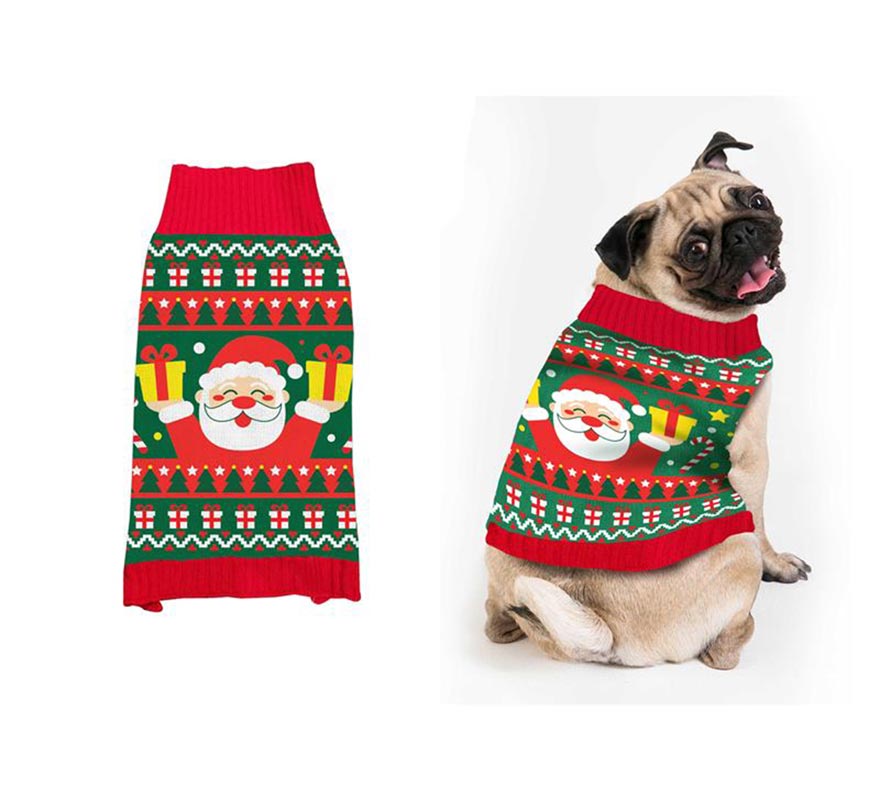 Translation missing: es.Jersey Navidad Papá Noel para perro