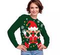 Jersey Navideño de Elfo para mujer