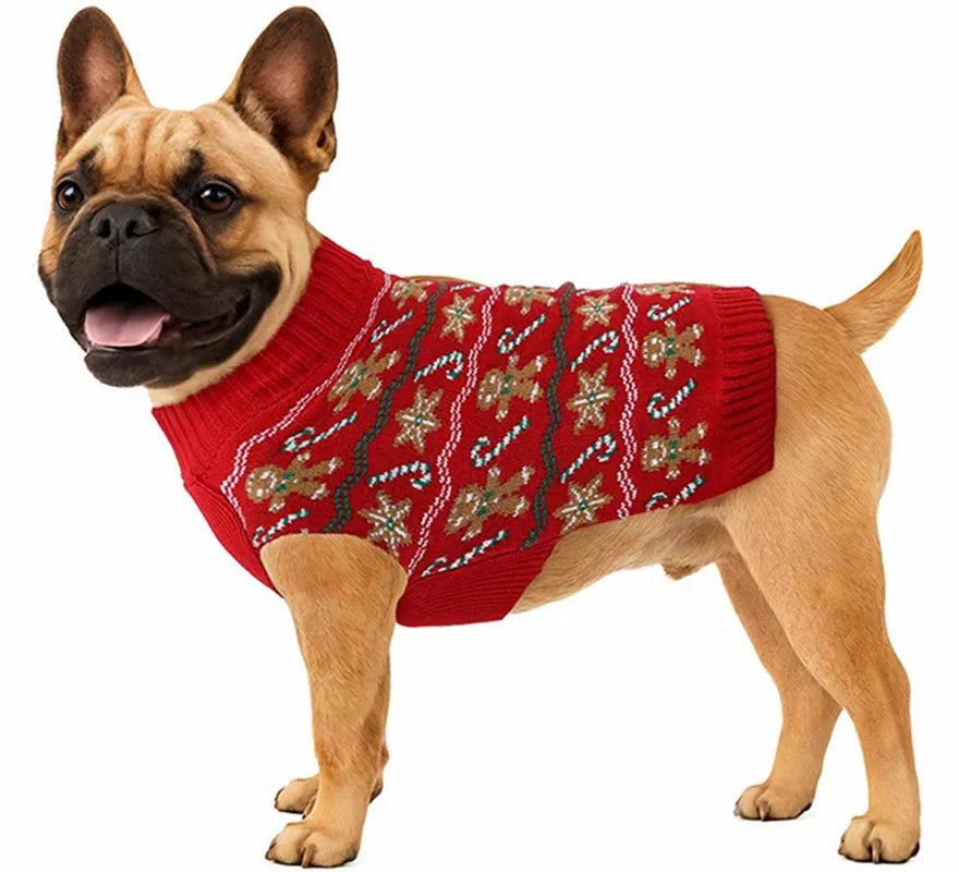 Translation missing: es.Jersey Navideño de Jengibre para perro
