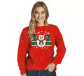 Jersey Navideño de Muñeco de Nieve con Purpurina para mujer