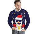 Jersey Navideño de Papá Noel Divertido para hombre