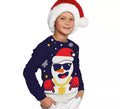 Jersey Navideño de Papá Noel Divertido para niños