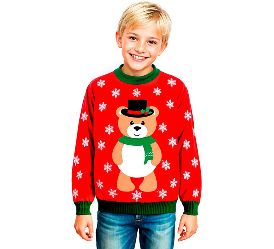 Translation missing: es.Jersey Navideño Osito para niños