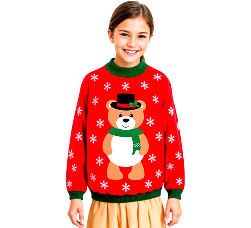 Translation missing: es.Jersey Navideño Osito para niños