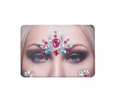 Joyas Faciales gotas fucsia brillantes