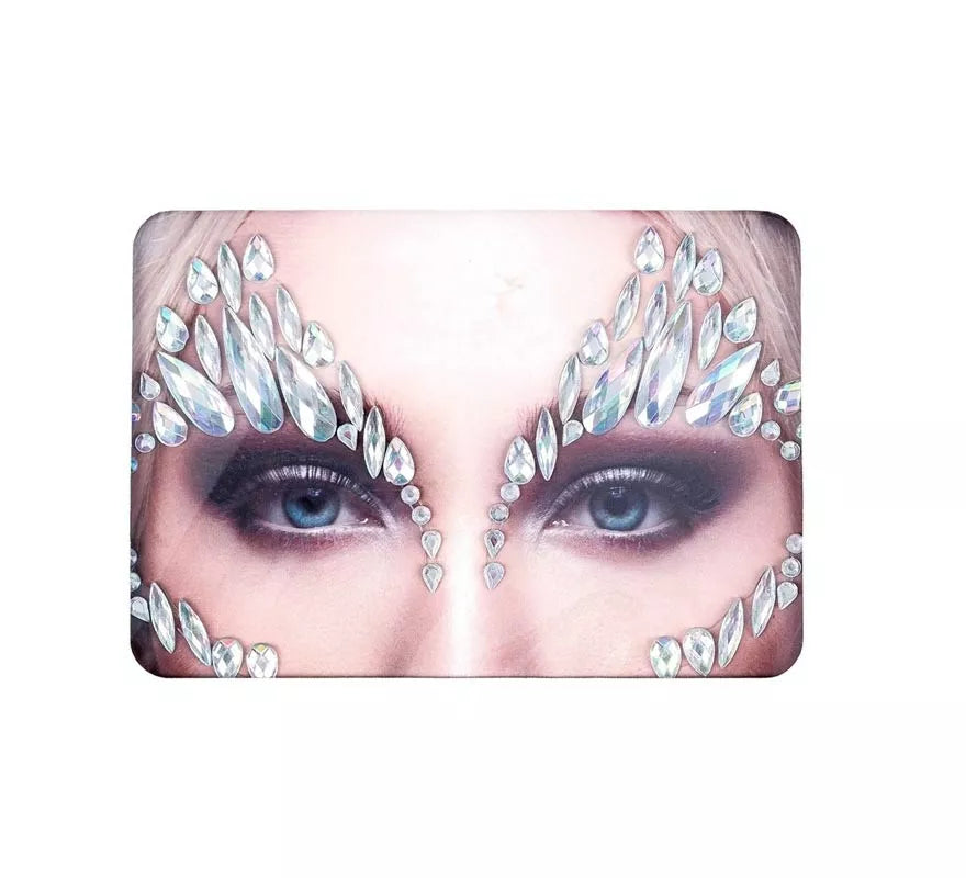 Translation missing: es.Joyas Faciales gotas plateadas brillantes
