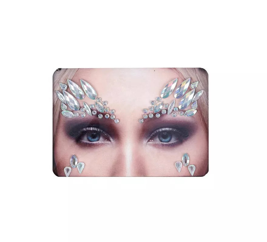 Translation missing: es.Joyas Faciales gotas plateadas brillantes