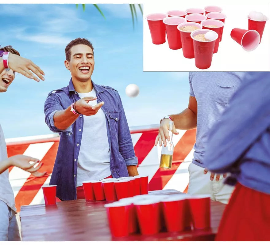 Translation missing: es.Juego de La Cerveza: 12 Vasos y 15 Pelotas
