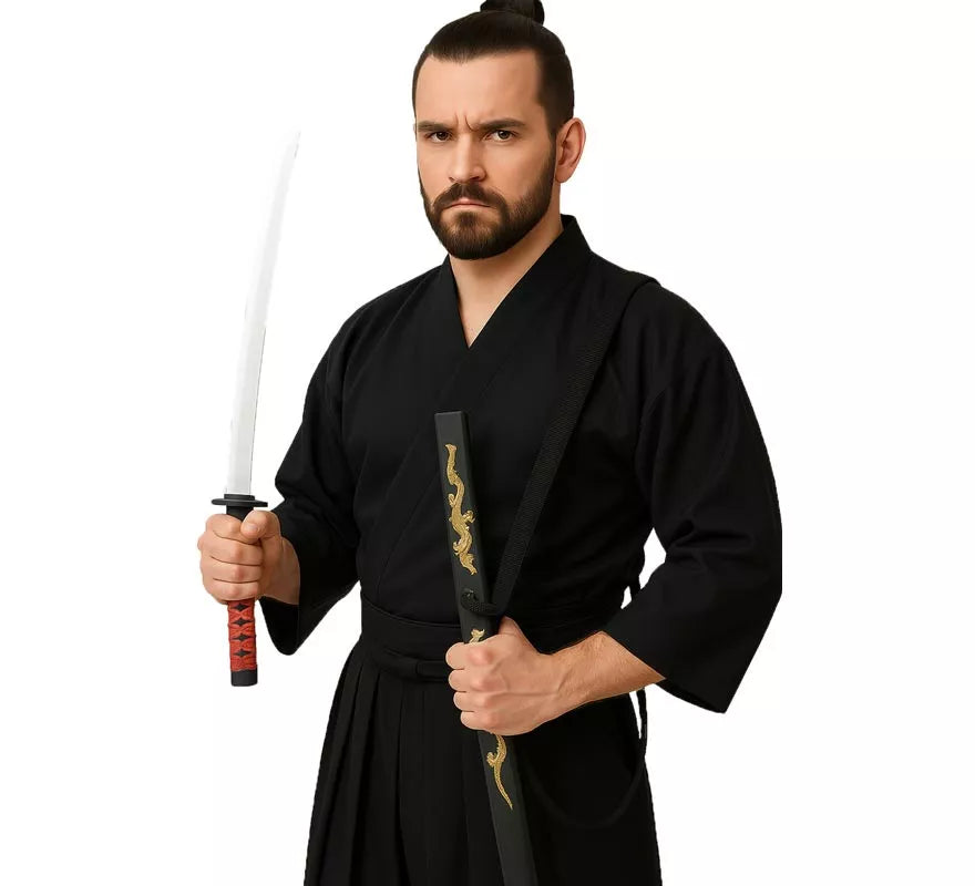 Translation missing: es.Katana con Funda de 60 cm de Plástico de Juguete