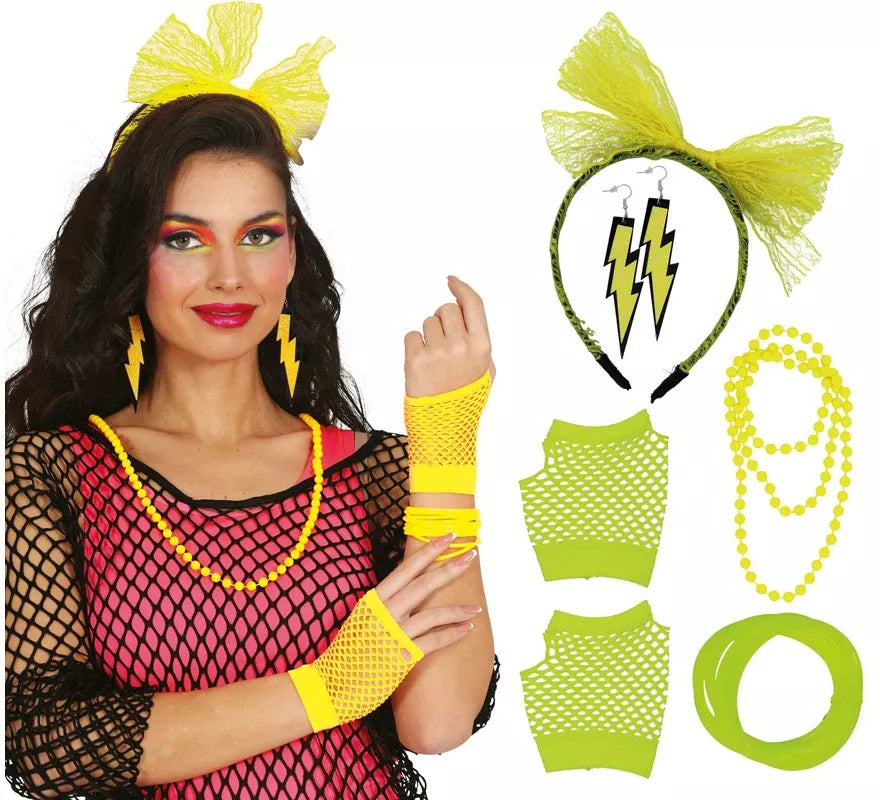 Translation missing: es.Kit Años 80 para mujer en varios colores