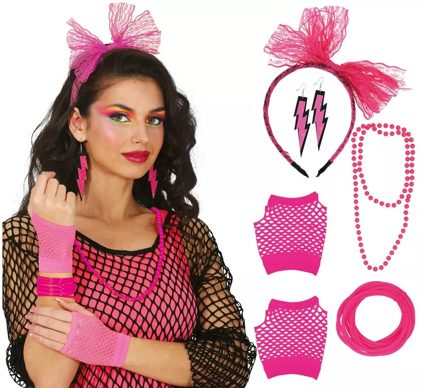 Translation missing: es.Kit Años 80 para mujer en varios colores