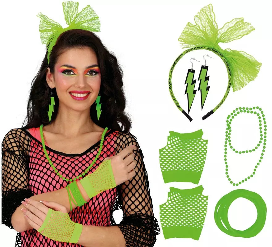 Translation missing: es.Kit Años 80 para mujer en varios colores