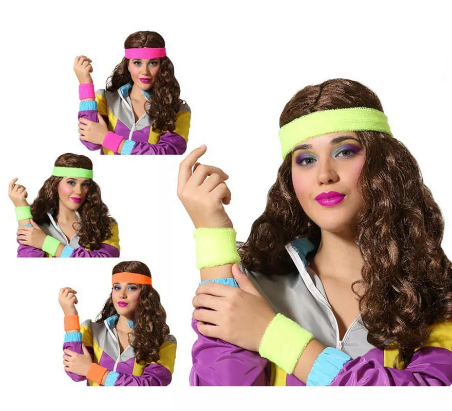 Translation missing: es.Kit Cinta y Muñequeras Aeróbic en colores surtidos