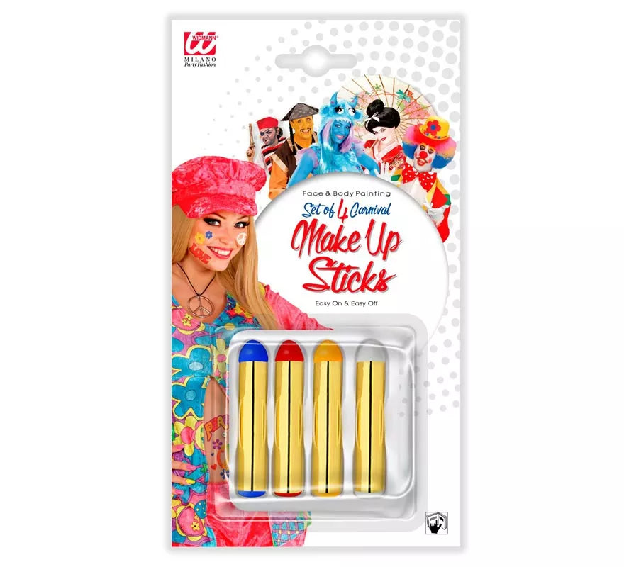 Translation missing: es.Kit de 4 Barras Maquillaje grandes de colores de 21 ml