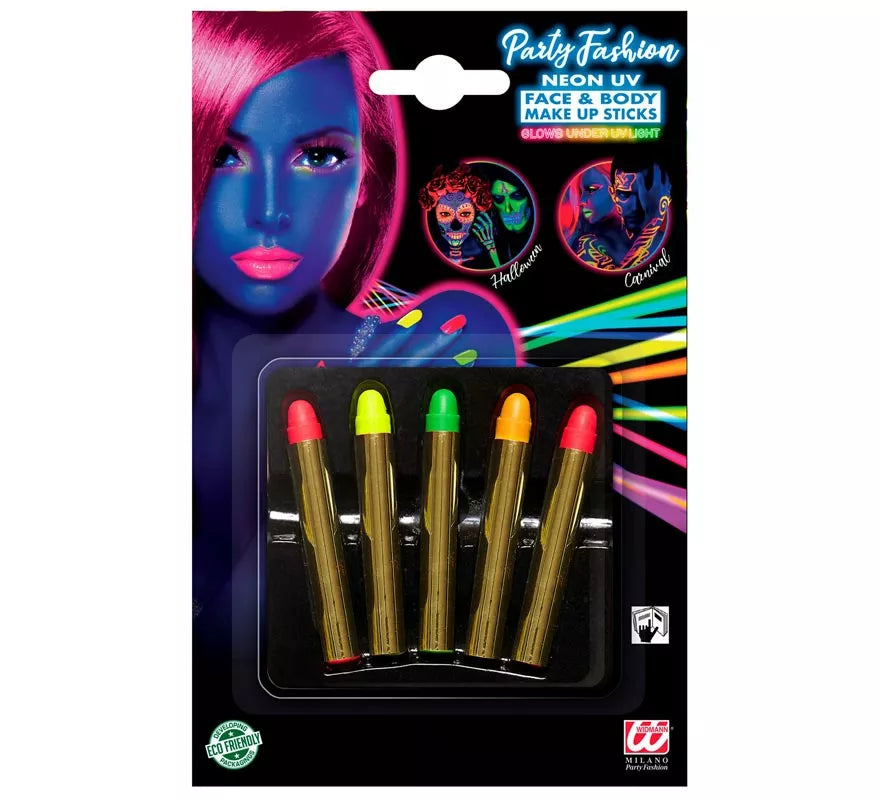 Translation missing: es.Kit de 5 Barras Maquillaje Fluorescente
