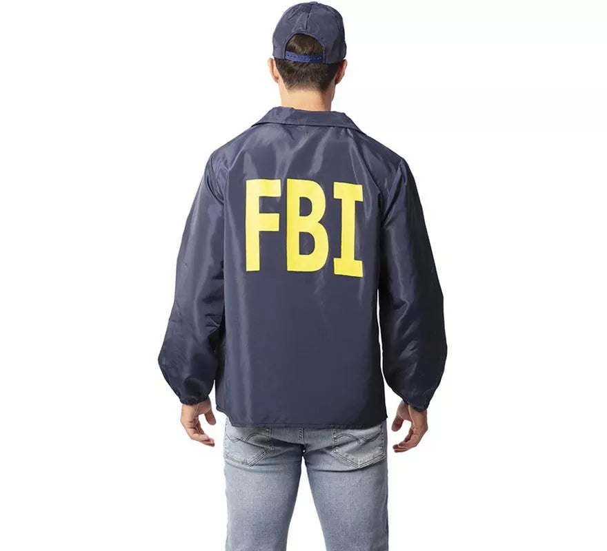 Kit de Agente FBI adulto: Chaqueta y gorra