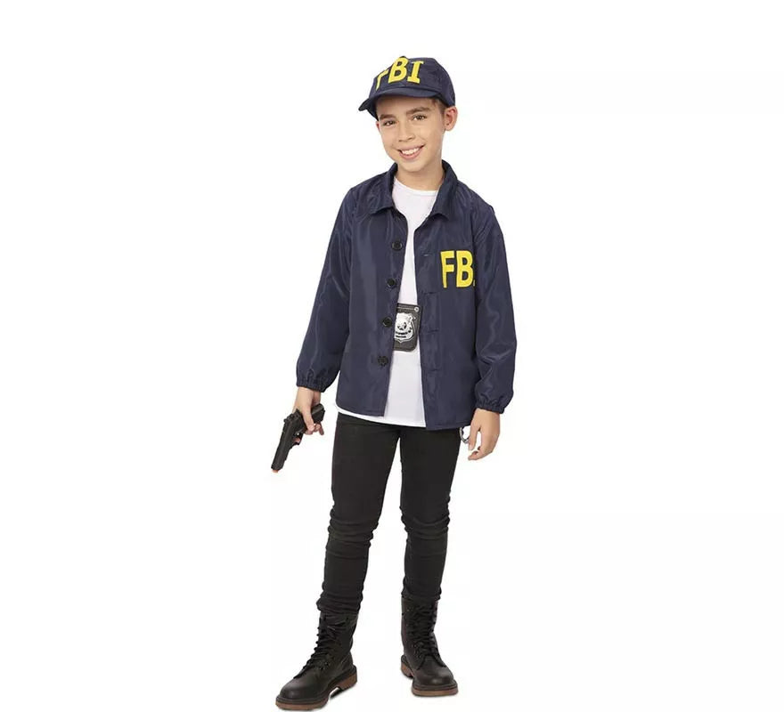 Translation missing: es.Kit de Agente FBI infantil: Chaqueta y gorra
