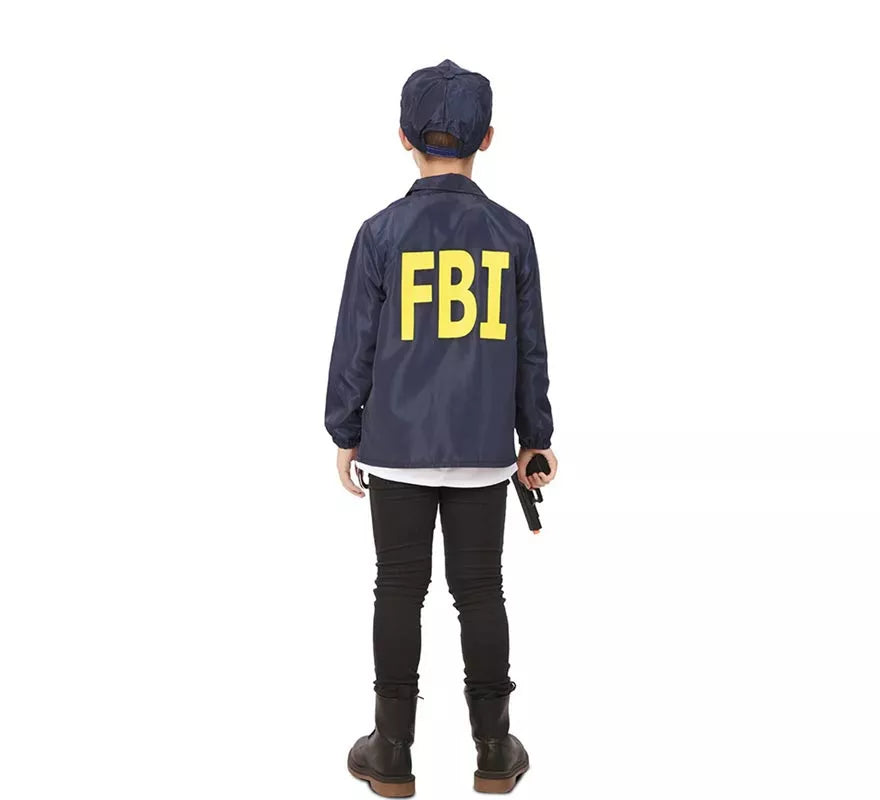 Kit de Agente FBI infantil: Chaqueta y gorra
