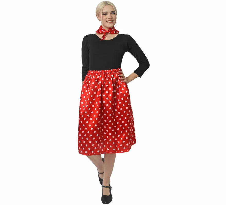 Translation missing: es.Kit de Años 50 de rasete para mujer: Pañuelo y Falda