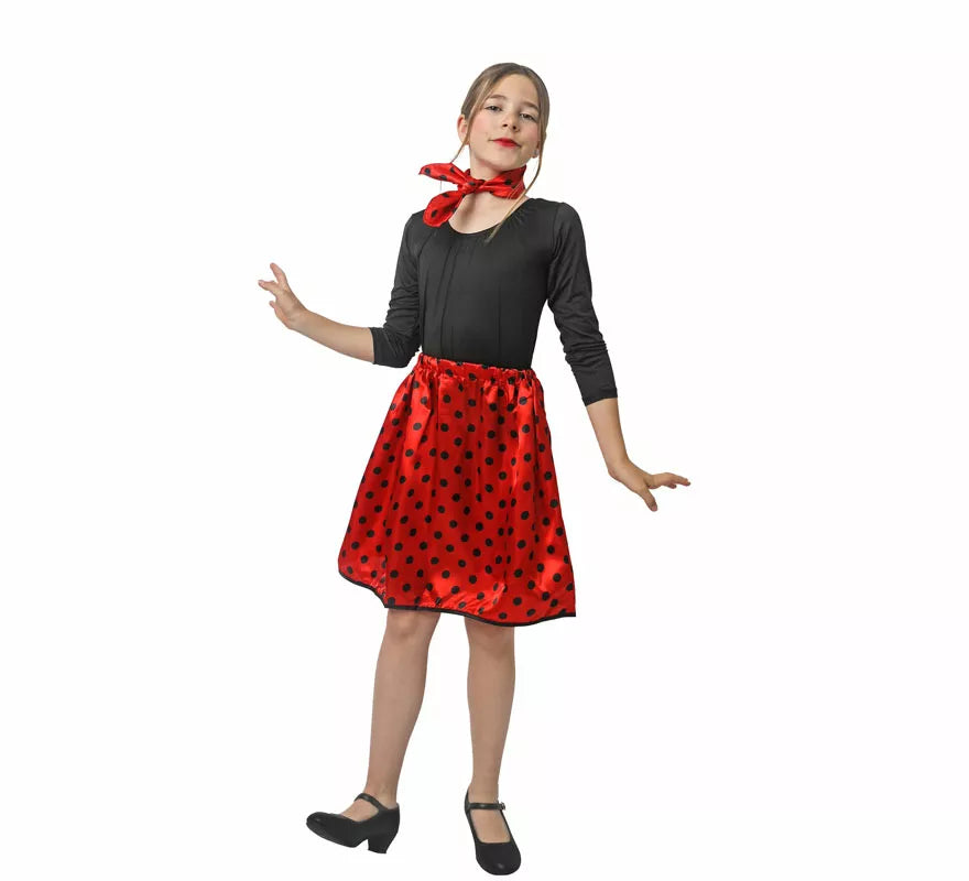 Translation missing: es.Kit de Años 50 de rasete para niña: Pañuelo y Falda