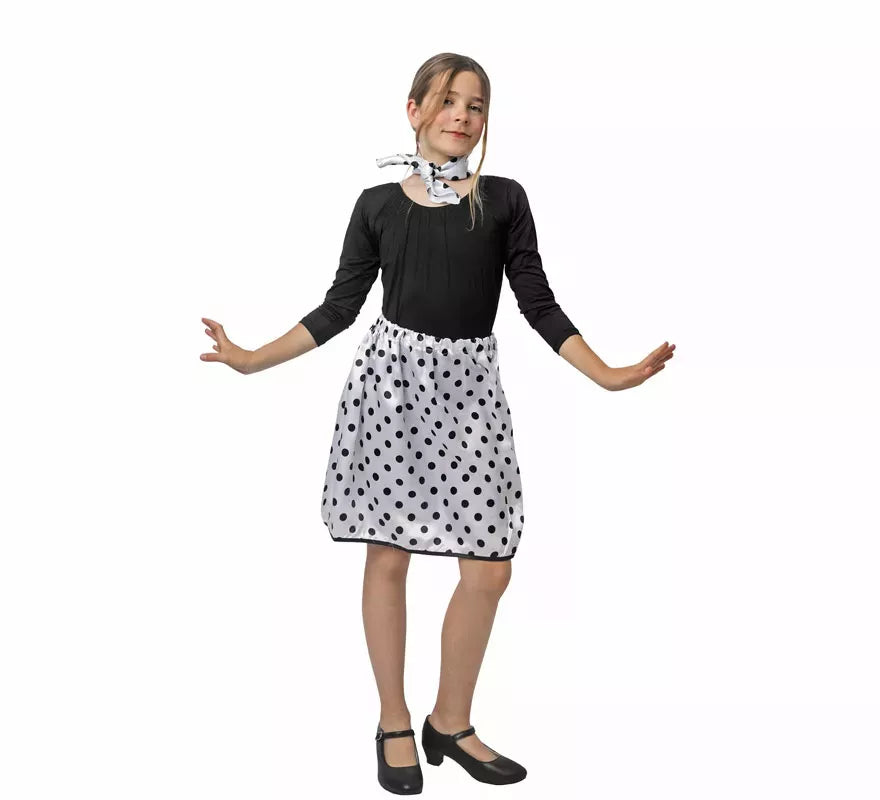 Translation missing: es.Kit de Años 50 de rasete para niña: Pañuelo y Falda