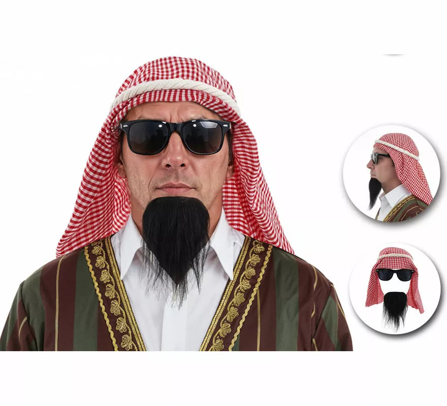 Translation missing: es.Kit de Árabe: Barba, Gafas y Turbante