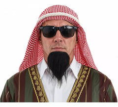 Kit de Árabe: Barba, Gafas y Turbante