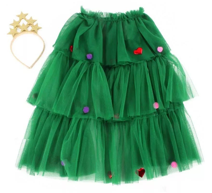 Translation missing: es.Kit de Árbol de Navidad: Diadema y Capa de Tul de 54 cm