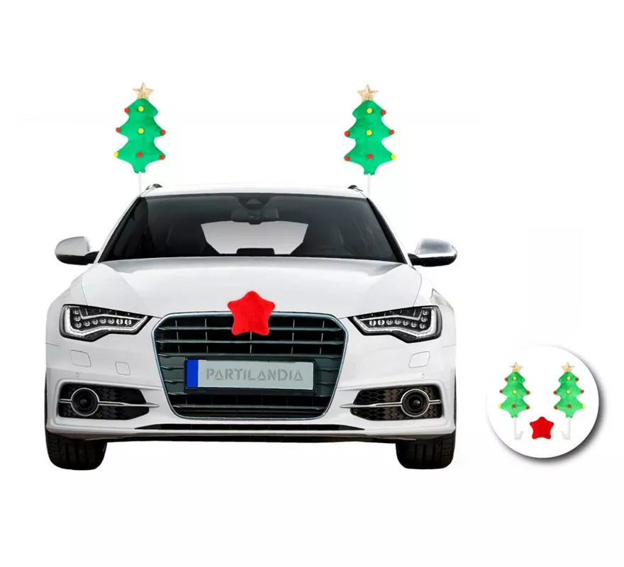 Translation missing: es.Kit de Árboles de Navidad y estrella de decoración para Coche