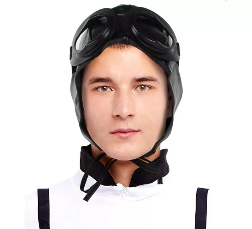Translation missing: es.Kit de Aviador adulto: Gorro y Gafas negras
