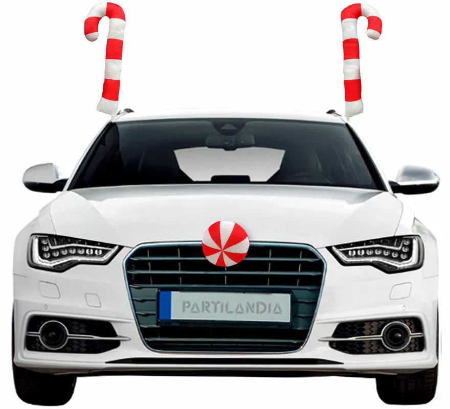 Translation missing: es.Kit de Bastón de Caramelo y Bola de decoración para Coche