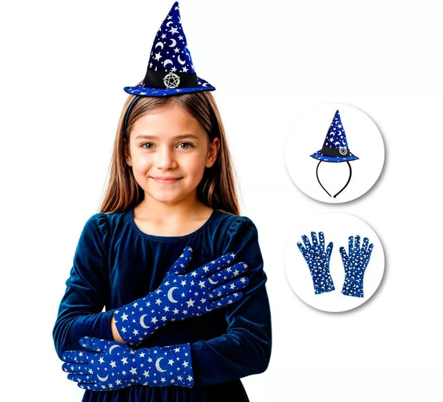Translation missing: es.Kit de Bruja Luna Infantil: Diadema y Guantes