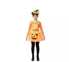 Kit de Calabaza: Diadema, Cuello y Falda