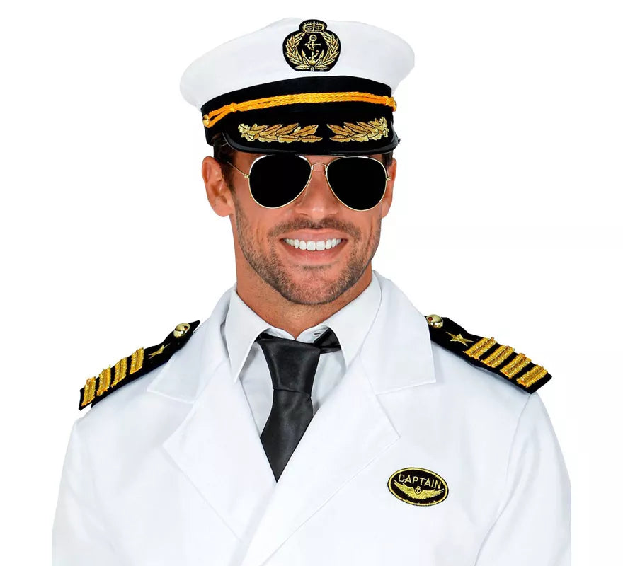 Translation missing: es.Kit de Capitán Marino: Gorra, Gafas y Presillas de grado