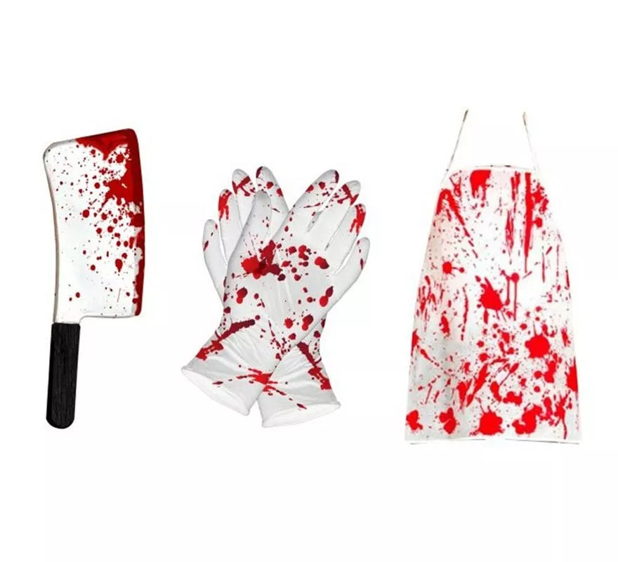 Translation missing: es.Kit de Carnicero Asesino: Delantal de guantes y hacha