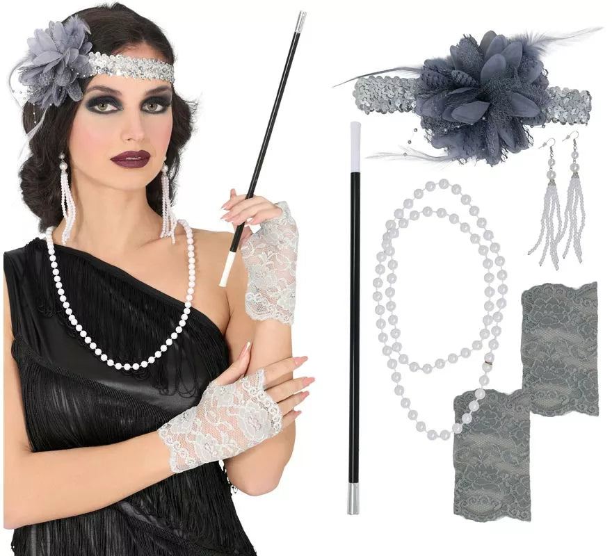 Translation missing: es.Kit de Charlestón de 5 Accesorios para mujer
