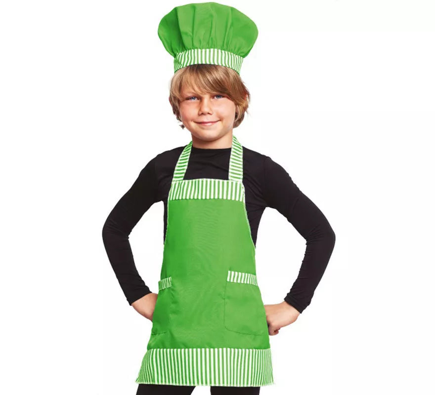 Translation missing: es.Kit de Chef Verde: Gorro y Delantal