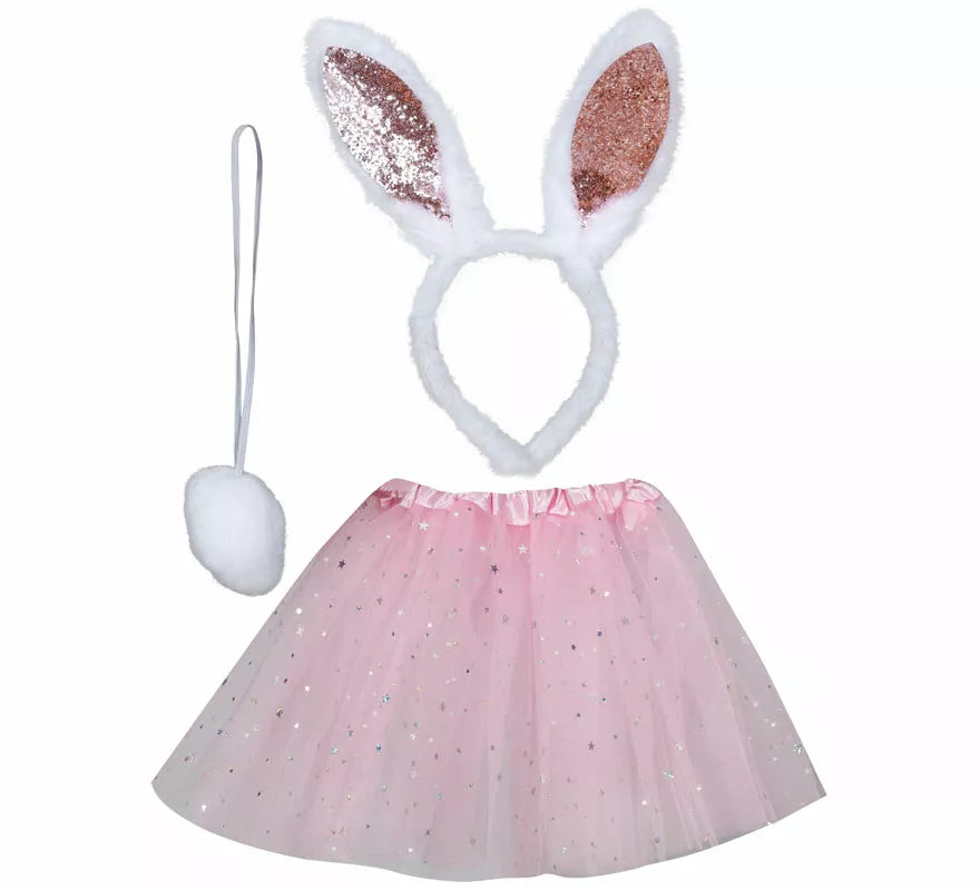 Translation missing: es.Kit de Conejita infantil: Diadema, cola y falda