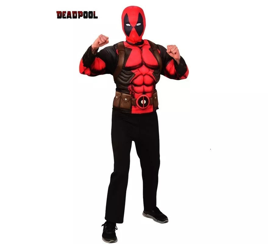 Translation missing: es.Kit de Deadpool adulto: Top y Máscara
