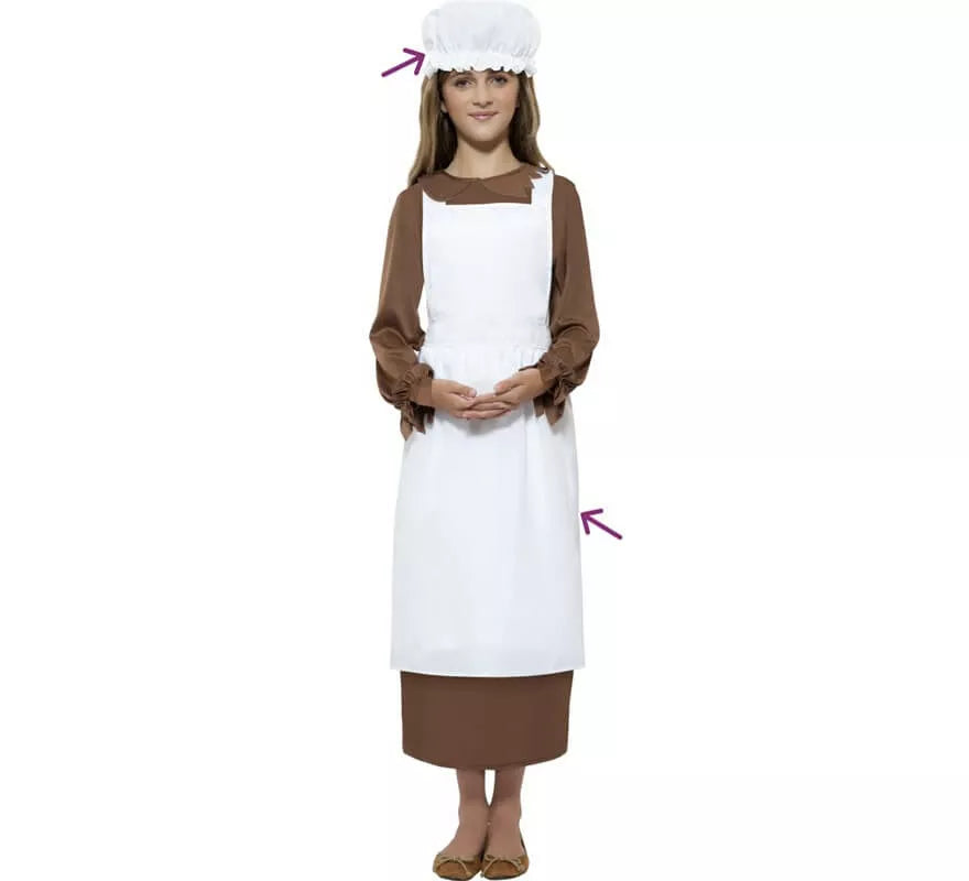 Translation missing: es.Kit de Doncella: Delantal y Gorro con volantes