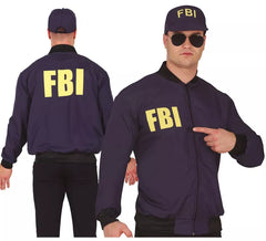 Kit de FBI adulto: Gorro y Chaqueta