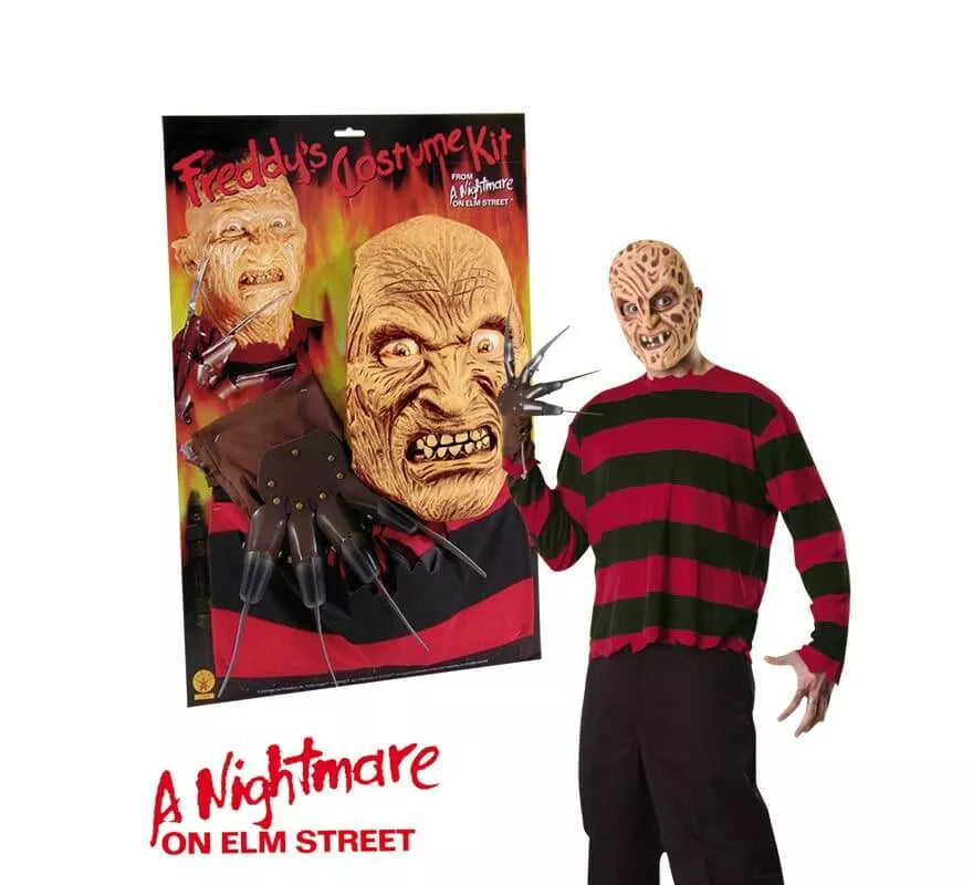 Translation missing: es.Kit de Freddy Krueger en blister para Halloween