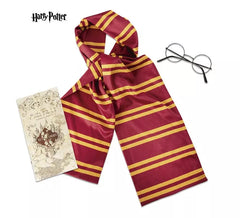 Kit de Harry Potter infantil: Bufanda, gafas y mapa del merodeador falso