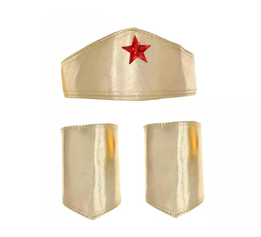 Translation missing: es.Kit de Heroína dorado: Diadema y Muñequeras