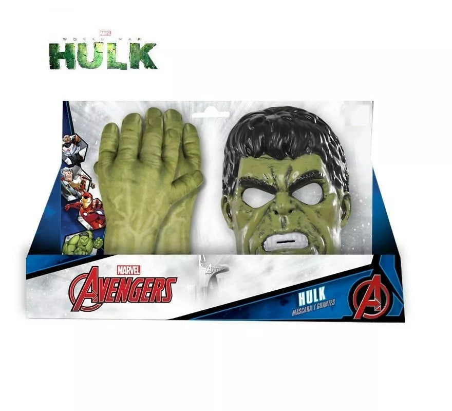 Translation missing: es.Kit de Hulk infantil: Guantes y Máscara