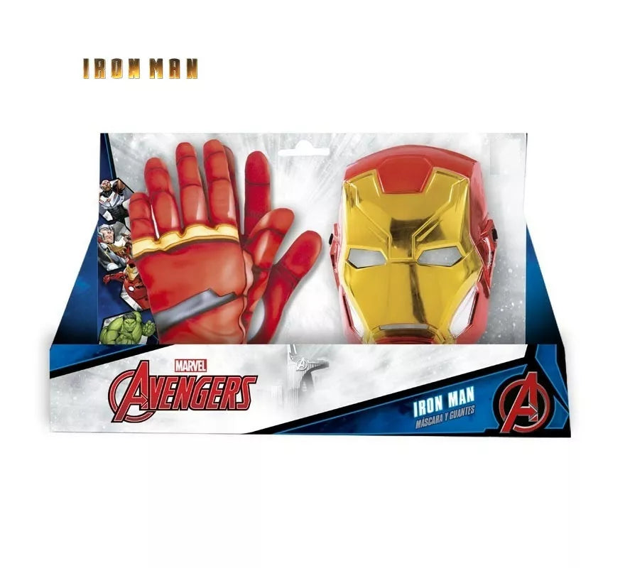 Translation missing: es.Kit de Iron Man infantil: Guantes y Máscara