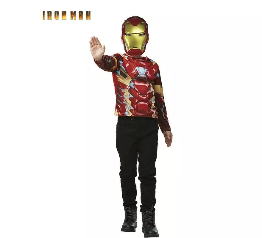 Translation missing: es.Kit de Iron Man infantil: Top y Máscara