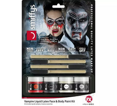 Kit de Látex líquido con 4 colores para Vampiro de 29,5 ml.
