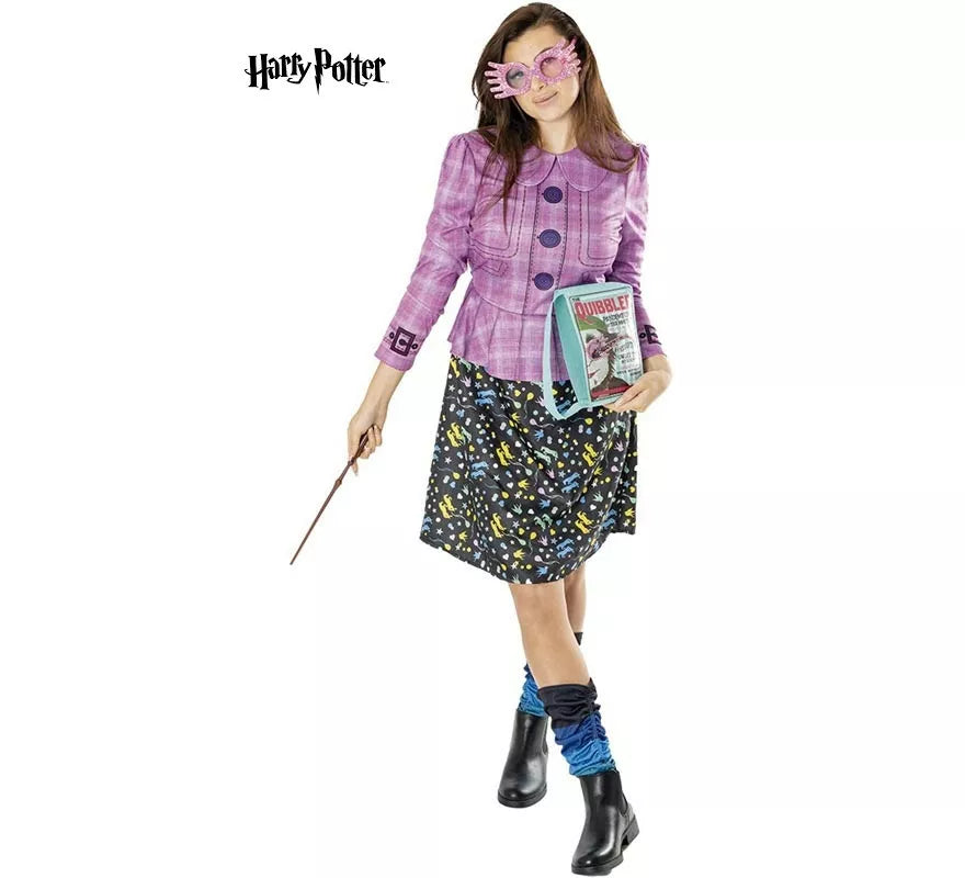Kit de Luna Lovegood de Harry potter: Bolso, varita y gafas