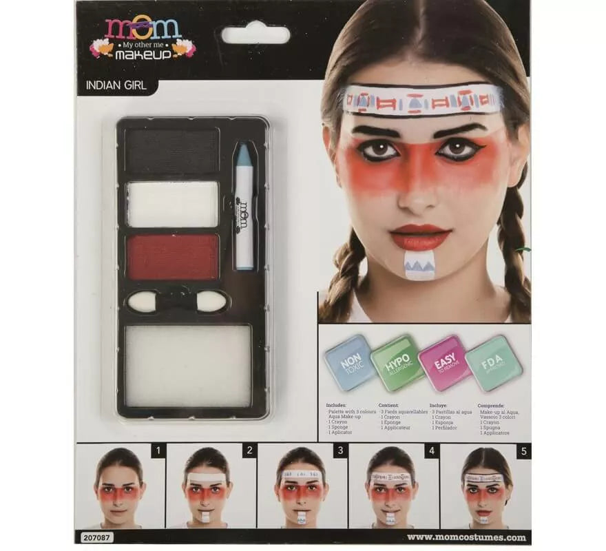 Translation missing: es.Kit de Maquillaje de India adulto
